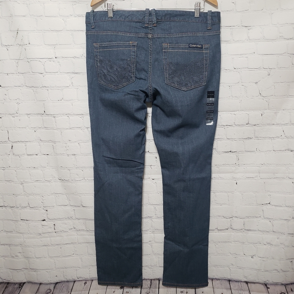 Calvin Klein Jeans NWT Sz 14 Skinny Stretch - Picture 6 of 12